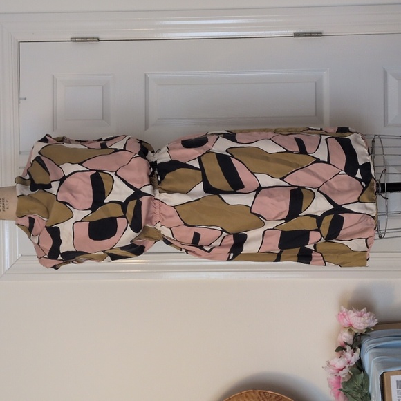 Marc Jacobs Abstract Print Cowl Dress 4 - Picture 2 of 12